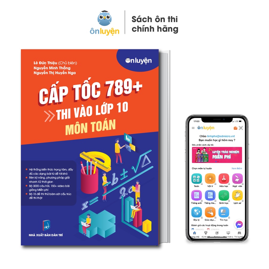 Combo 6 cuốn sách lớp 9, ôn thi vào 10 dành cho 2k9
