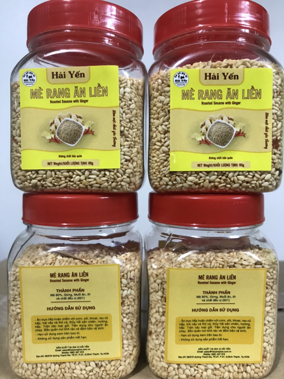 Mè Rang Chay Ăn Liền Hải Yến 80 g
