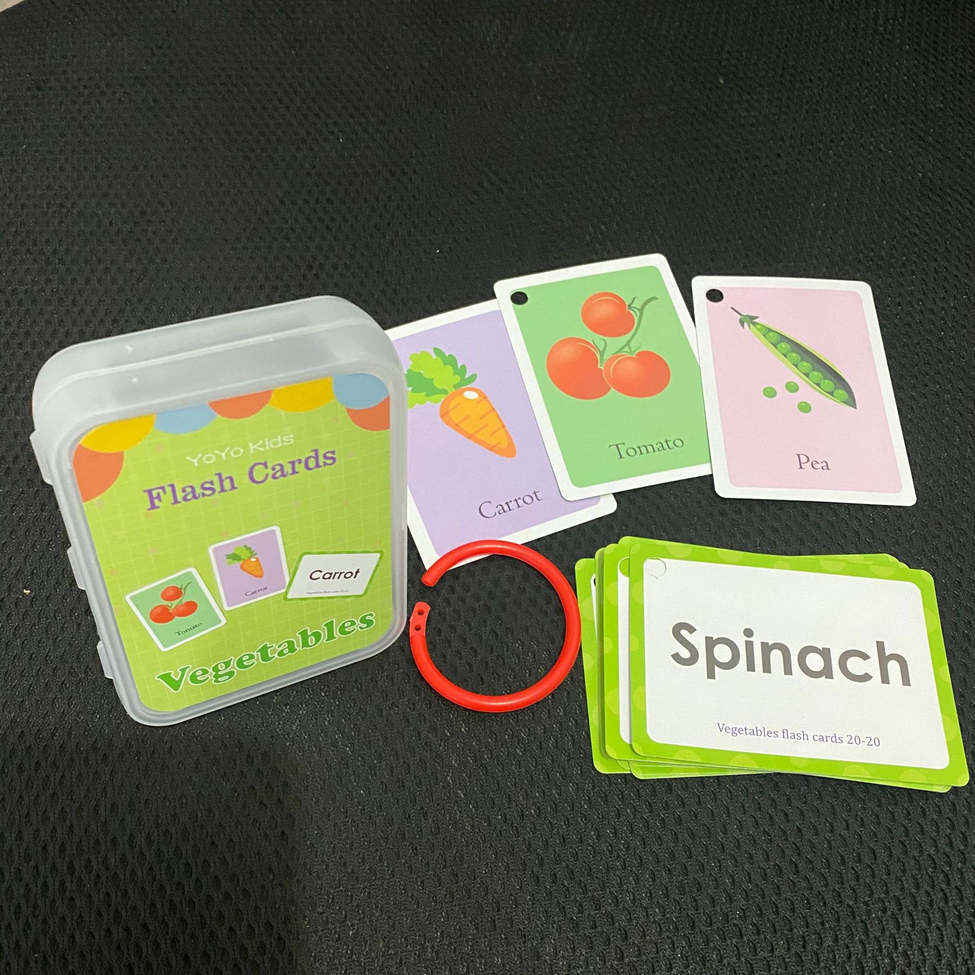 Kids Montessori Baby Learn English Word Card Flashcards Cognitive Educational Toys Picture Memorise Games Gifts For Children