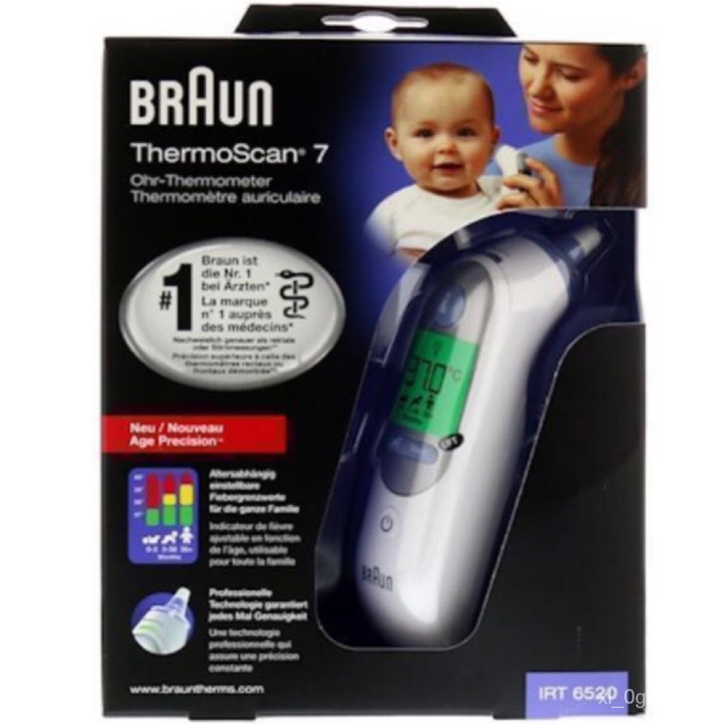 slecht humeur Duplicaat snor Braun Thermoscan®7IRT6520IRT 6520 digital ear | Lazada Singapore