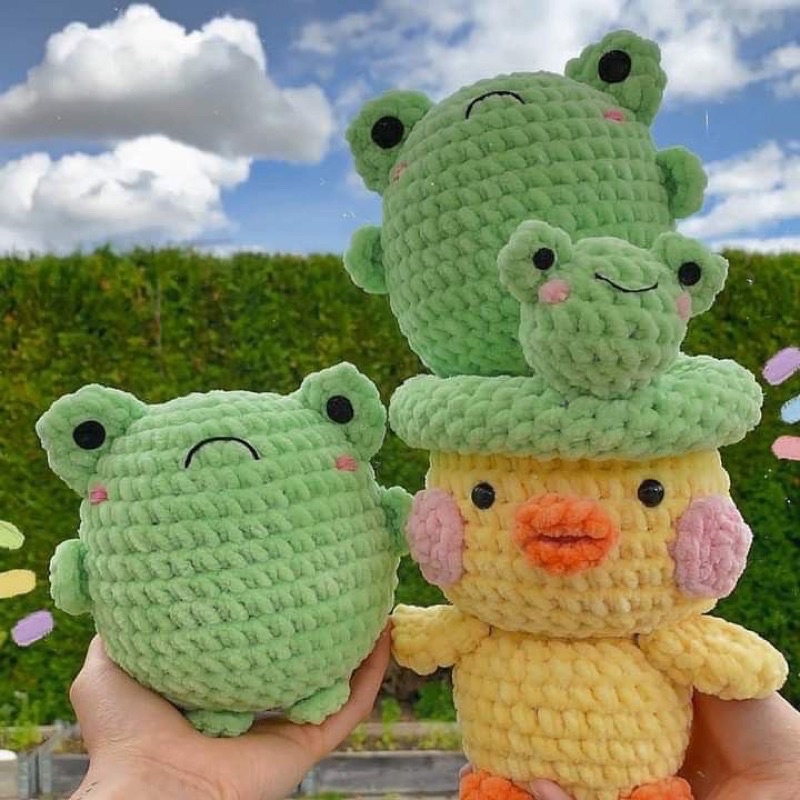 Gấu bông len handmade