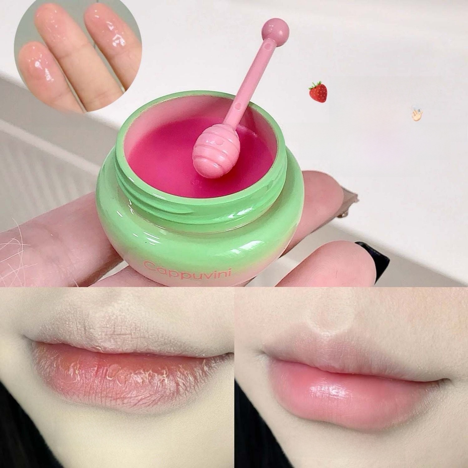 Cappuvini%202-in-1%20Fruit%20Lip%20Balm%20Set%20%E2%80%93%20Glossy%20Moisturizing%20Soft%20Gel%20Lip%20Care%20with%20Strawberry%20&%20Orange%20Flavors%20%7C%20Mini%20Capsule%20Design%20%7C%20Hydrating%20Lip%20Treatment%20-%20Image%202