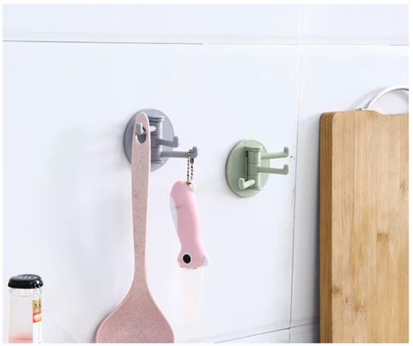 Móc treo đồ dán tường - 3 Chấu