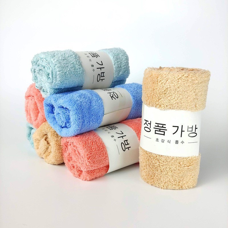 Khăn Mặt Lông Cừu Xuất Hàn Cao Cấp 30x50
