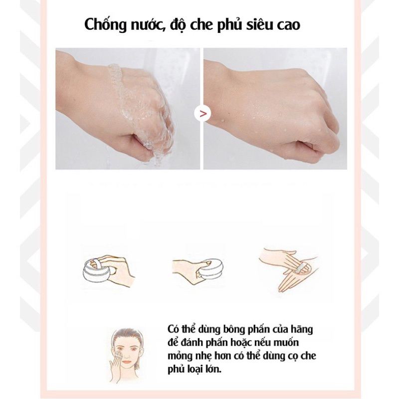 Phấn phủ bột Mack Andy che khuyết điểm chống thấm nước kiềm dầu