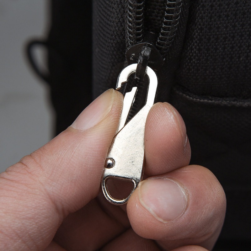 5Pcs Universal Metal Zipper Puller Handle Detachable Replacement Zipper Slider Backpack Handbag Coat Sewing Repair Pull Tab Head