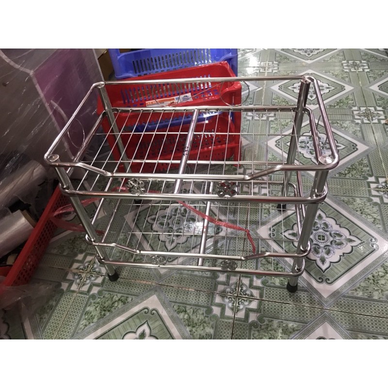 Kệ chén inox đứng 2, 3, 4 tầng