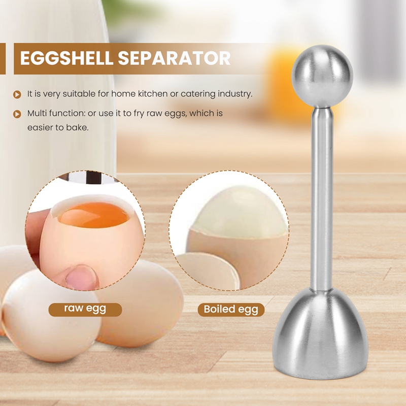 Egg , Egg Topper Egg Slicer Kitchen Tool Egg Cracker Remover Egg Shells Separator for Hard Soft Boiled Eggs