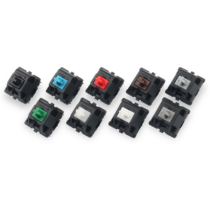 Cherry MX Switch Mechanical Keyboard Silver Pink MX Brown Blue Switch 3 Pin Cherry Bright For Mechanical Keyboard BYJ. 