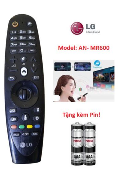 Remote điều khiển tivi lg 2015 giọng nói mr600 dùng cho các dòng tivi lg 2015- hàng chính hãng lg