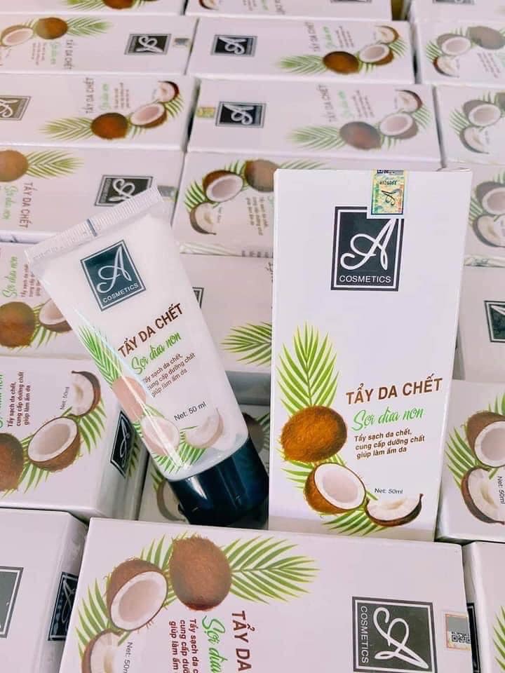 [ Chính hãng ] Tẩy Tế Bào Chết Sợi Dừa Non A Cosmetics