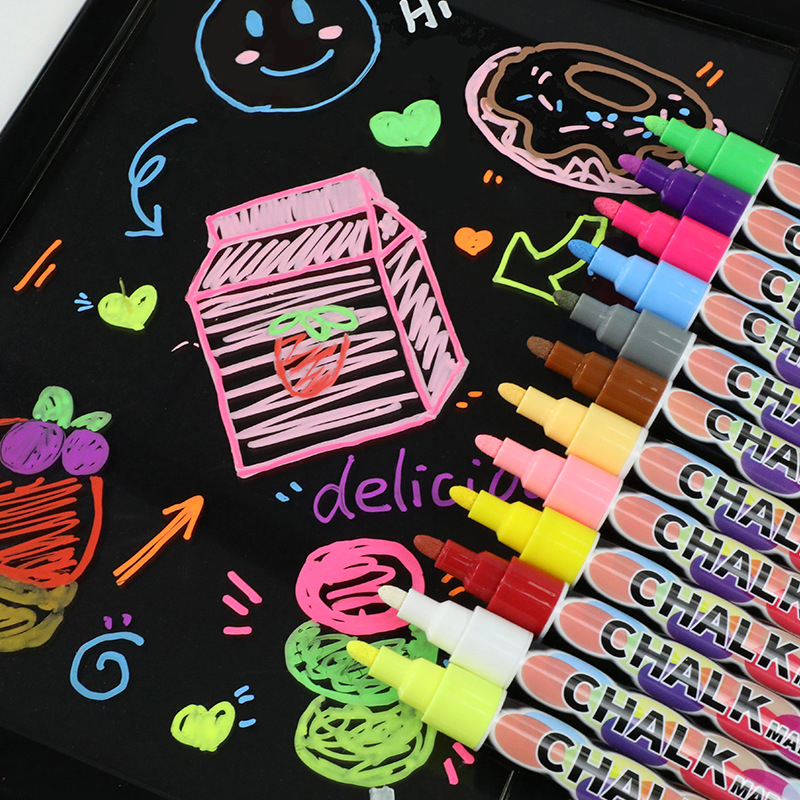 Liquid%20Chalk%20Marker%20Pens%20Erasable%20Multi%20Colored%20LED%20Writing%20Board%20Window%20Layor%20-%20Image%202