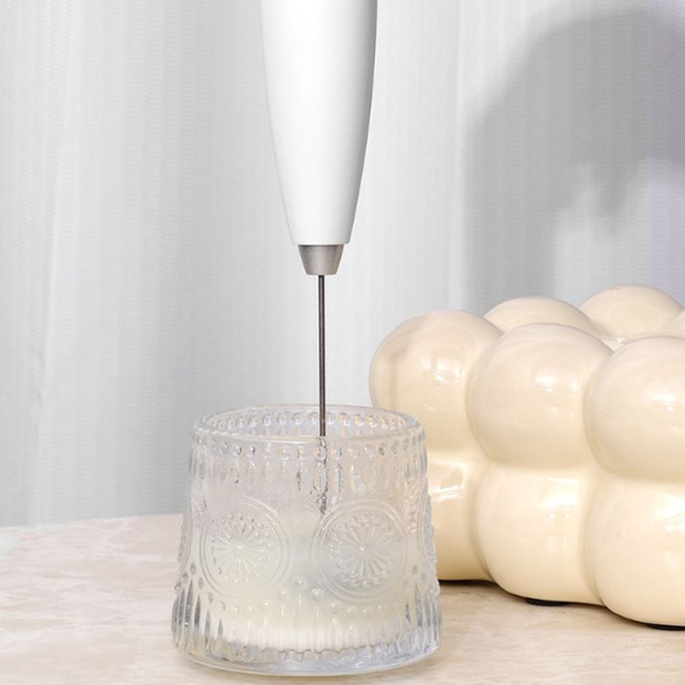 Versatile Double Whisk Foam Maker Perfect for Coffee Tea and Hot Chocolate