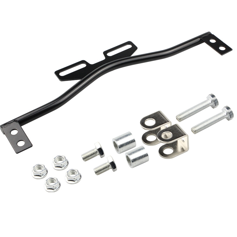 SINLIRU Chrome Universal Motorcycle Passing Lights Mount Bracket Spotlight Bar Driving Fog Turn Signals Light Holder Clamp