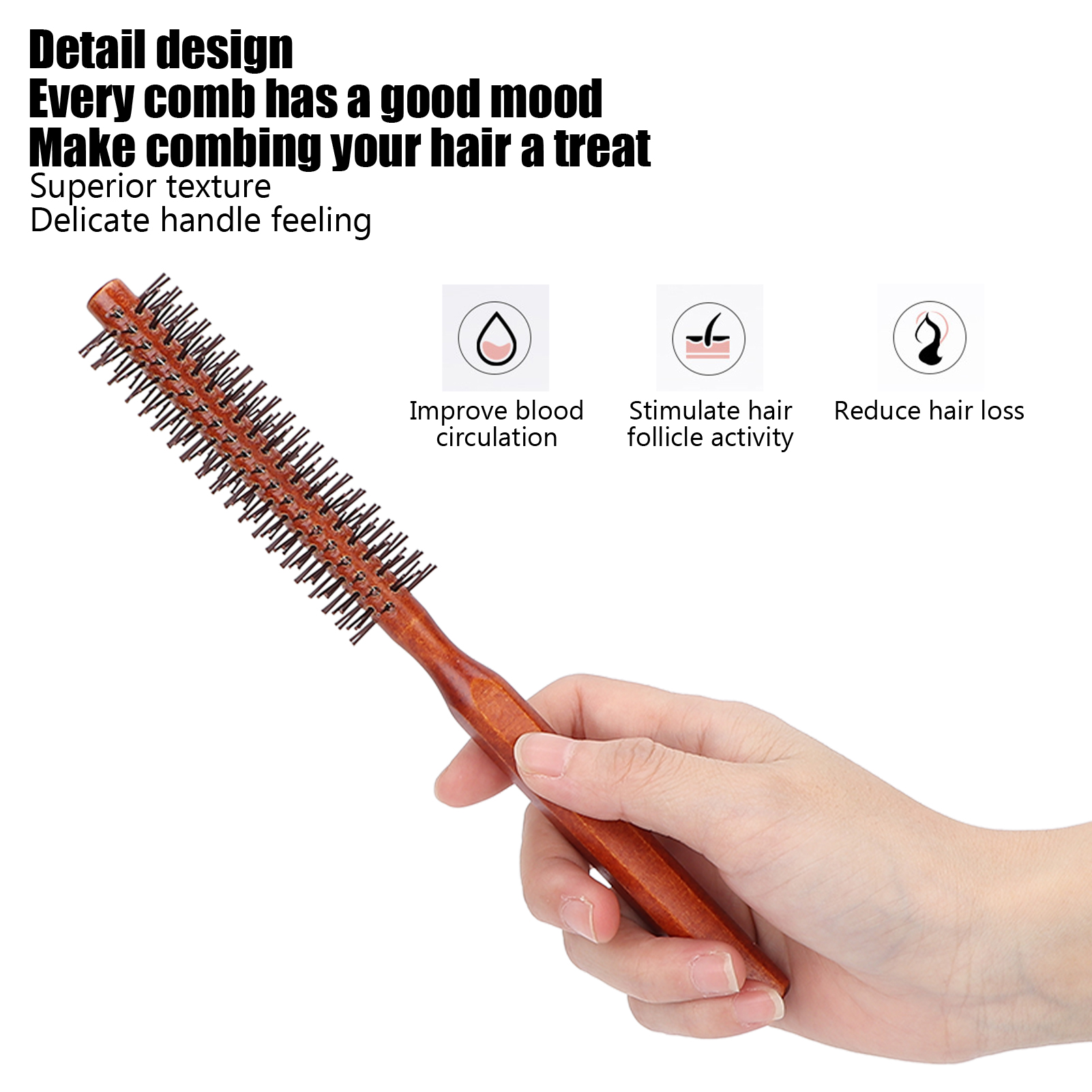 Yuanyan%20Round%20Styling%20Hair%20Brush%20Curling%20Roller%20Hairbrush%20Small%20Wood%20Brush%20Unisex%20For%20Blow%20Drying%20Home%20Use%20-%20Image%202