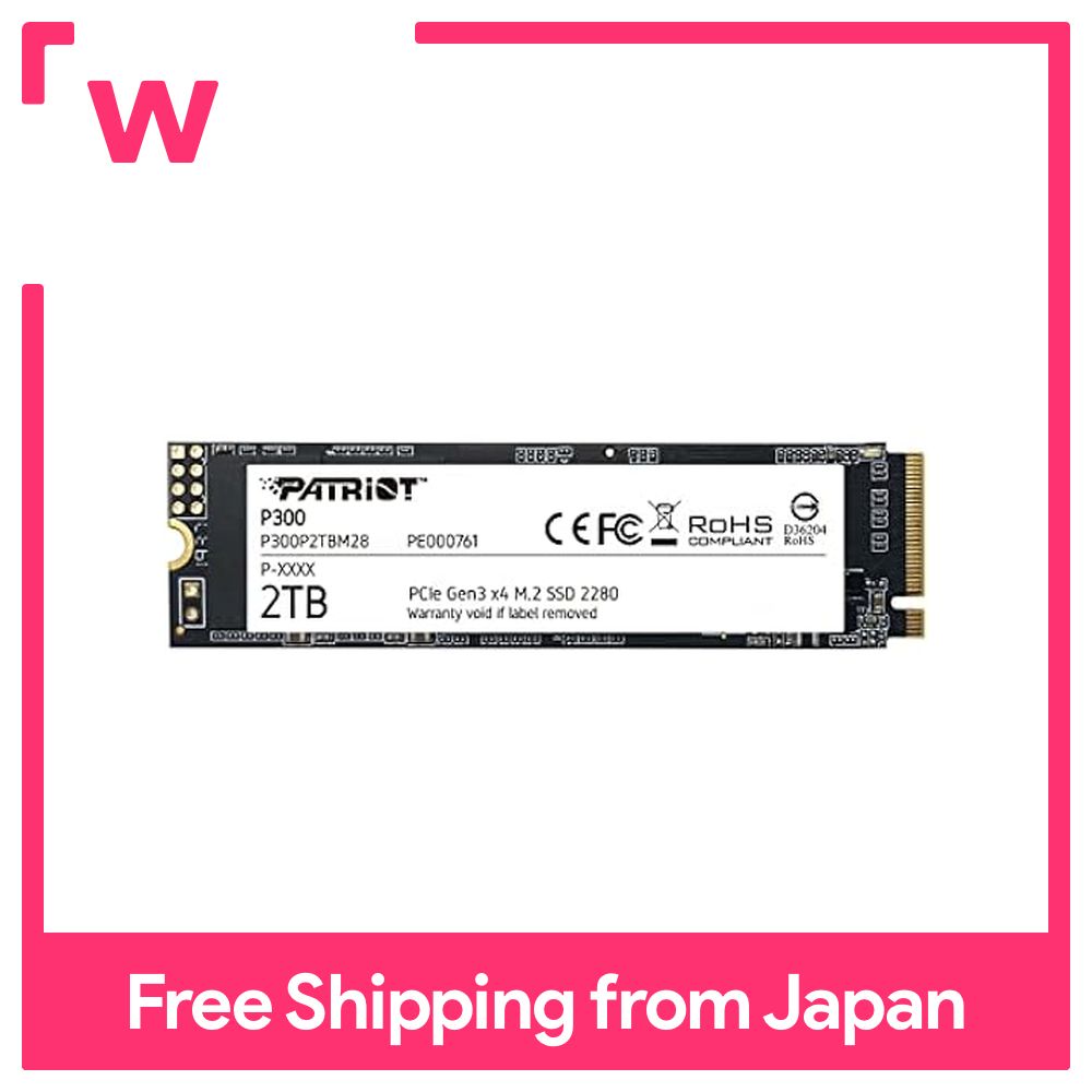 Patriot Memory P300 2TB M.2 SSD 2280 NVMe PCIe Gen 3x4 内蔵型SSD P300P2TBM28 |  Lazada