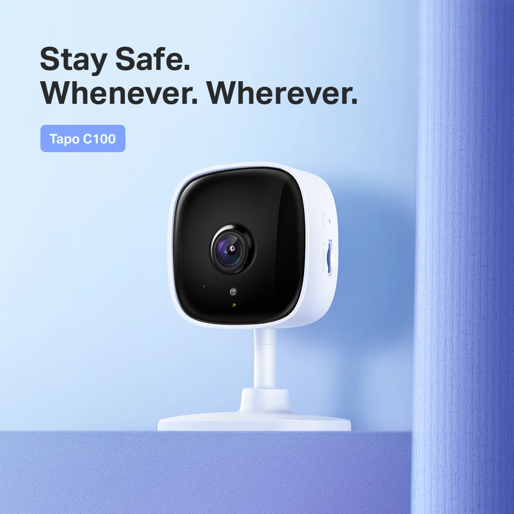 [Rẻ vô địch] Camera quan sát IP Wifi TP-Link Tapo C100 Full HD (Chính hãng TP-Link Việt Nam)