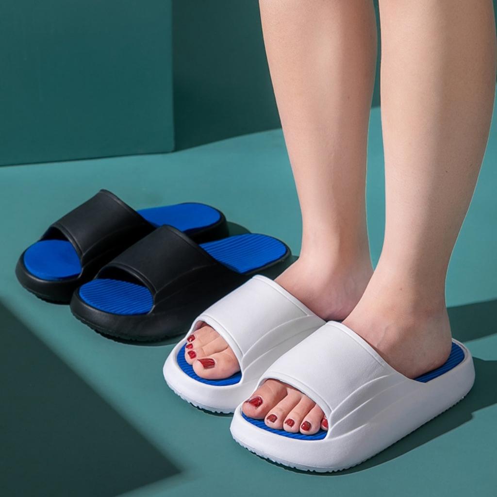 Dép bánh mì đế độn 4cm EVA chọn tăng 1 size