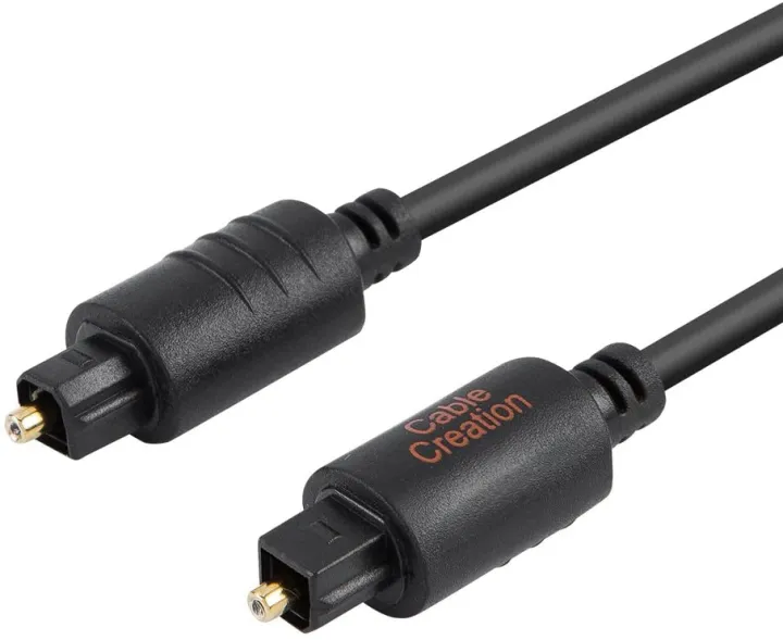 Cablecreation 50ft Digital Fiber Optical Toslink Cable Gold Plated For Home Theater Sound Bar Tv Ps4 Xbox Vd Cd Playerblu Ray Playersgame Console Moreblack 50 Feet Pvc Black Lazada Singapore