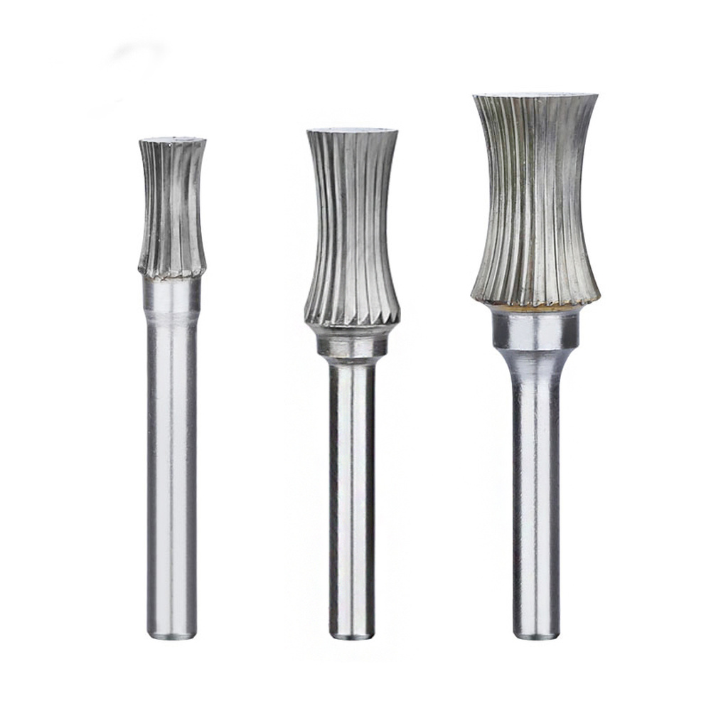 【StyleVoyager】Concave Curved Boring Tool Tungsten Steel Milling Cutter 1pc Carbide Wood Carving Head Metal Rotating File U-type. 