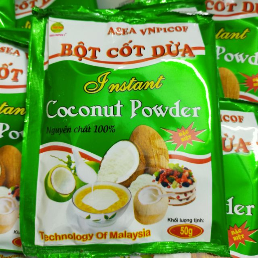 Bột cốt dừa không đường làm bánh, nấu chè (thơm ngon)