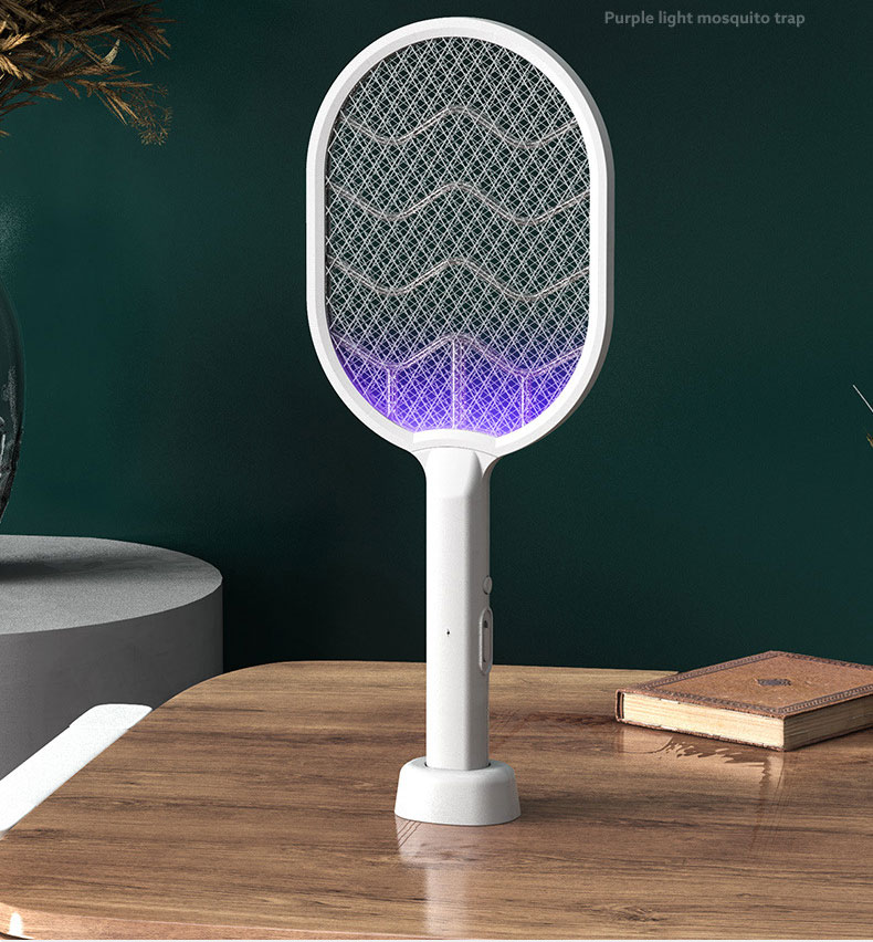 KUDIXIONG Electric mosquito swatter household multifunctional USB charging light wave mosquito luring powerful mosquito killer lamp electric mosquito swatter two-in-one mosquito killer