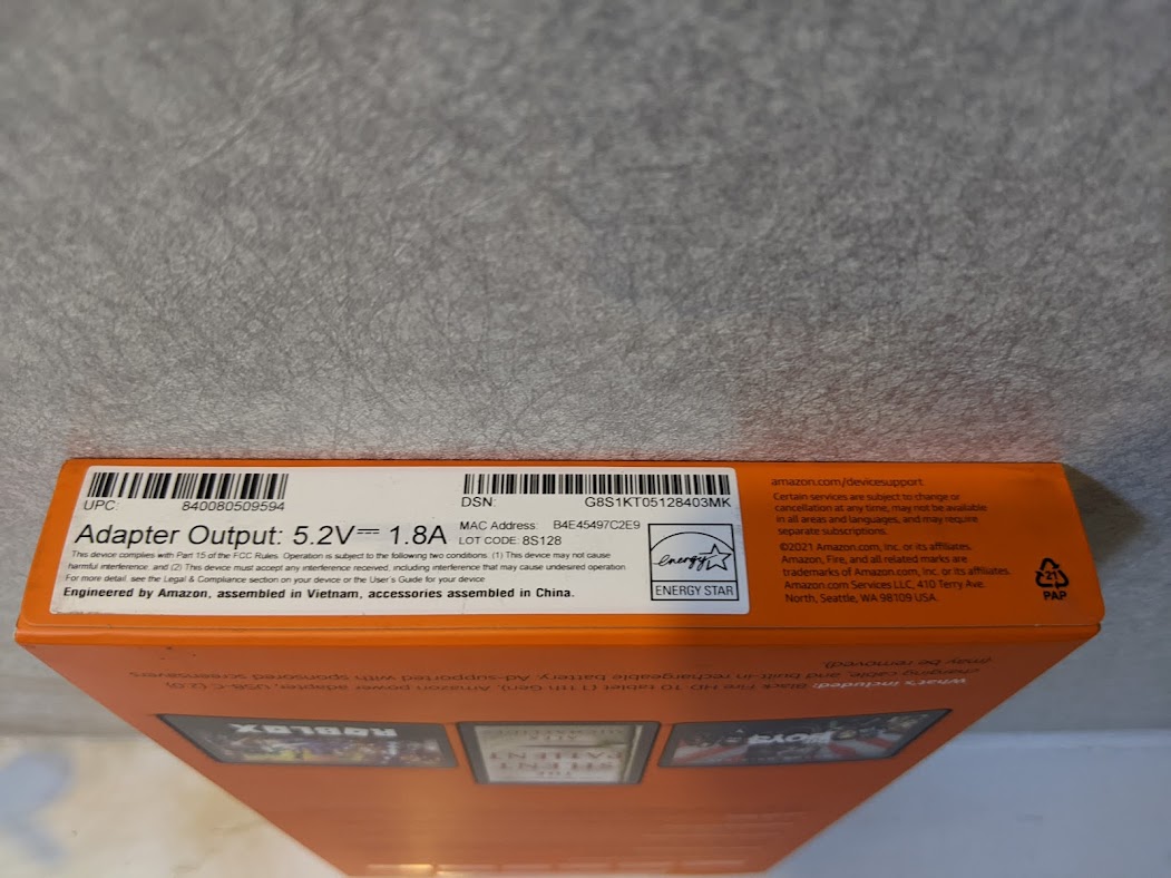 Máy tính bảng Amazon Fire HD 10 / HD 10 Plus Model 2021 gen 11