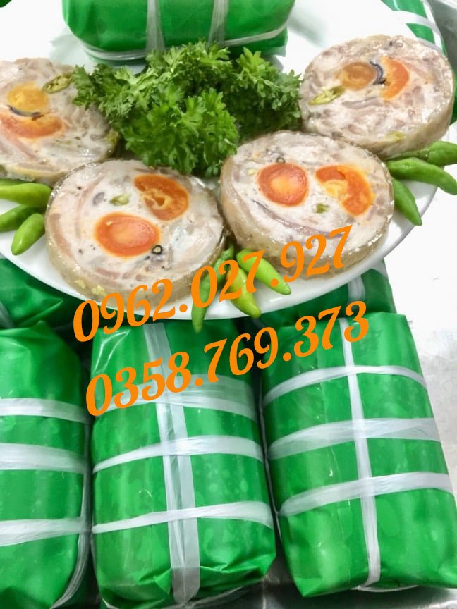 LÁ CHUỐI GIẢ Gói Chả Lụa, Nem Chua Size 35*35/ LÁ CHUỐI PLASTIC SIZE 35*35