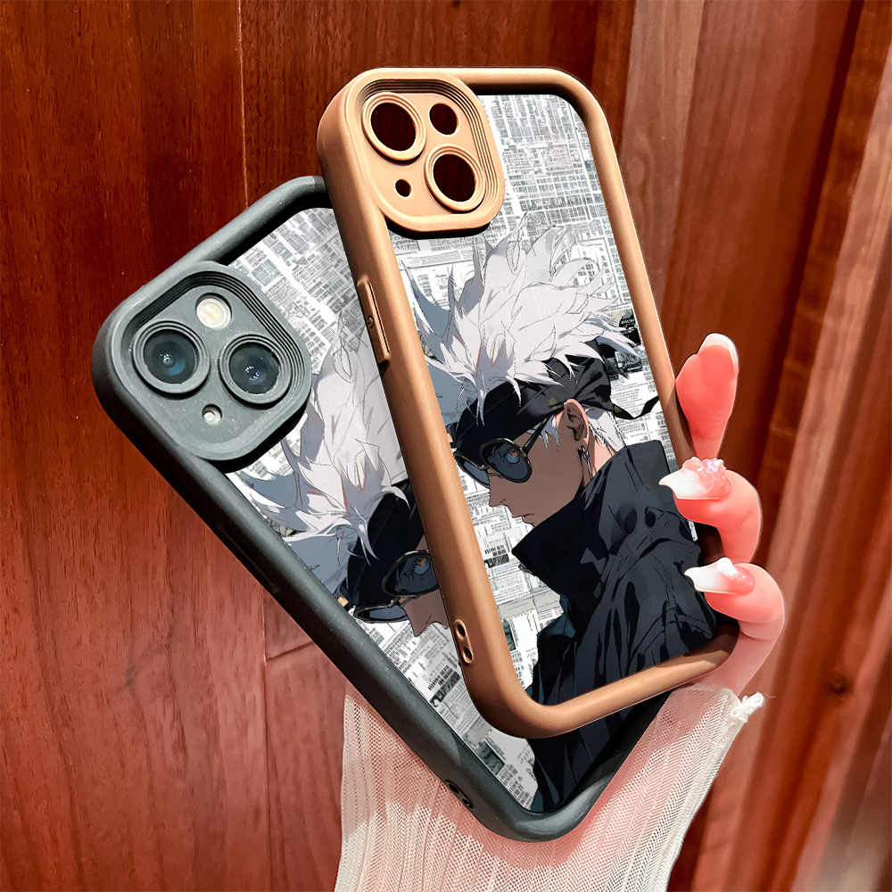 Jizetin for Vivo V40/V40 Pro 5G Back Cover Satoru Gojo Poster Ladder Camera Soft Rubber Mobile Phone Case. 