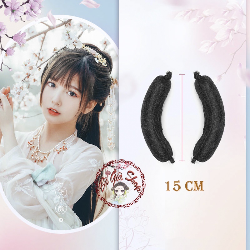 Búi tóc giả cổ trang búi tóc tiên nữ búi độn cổ trang