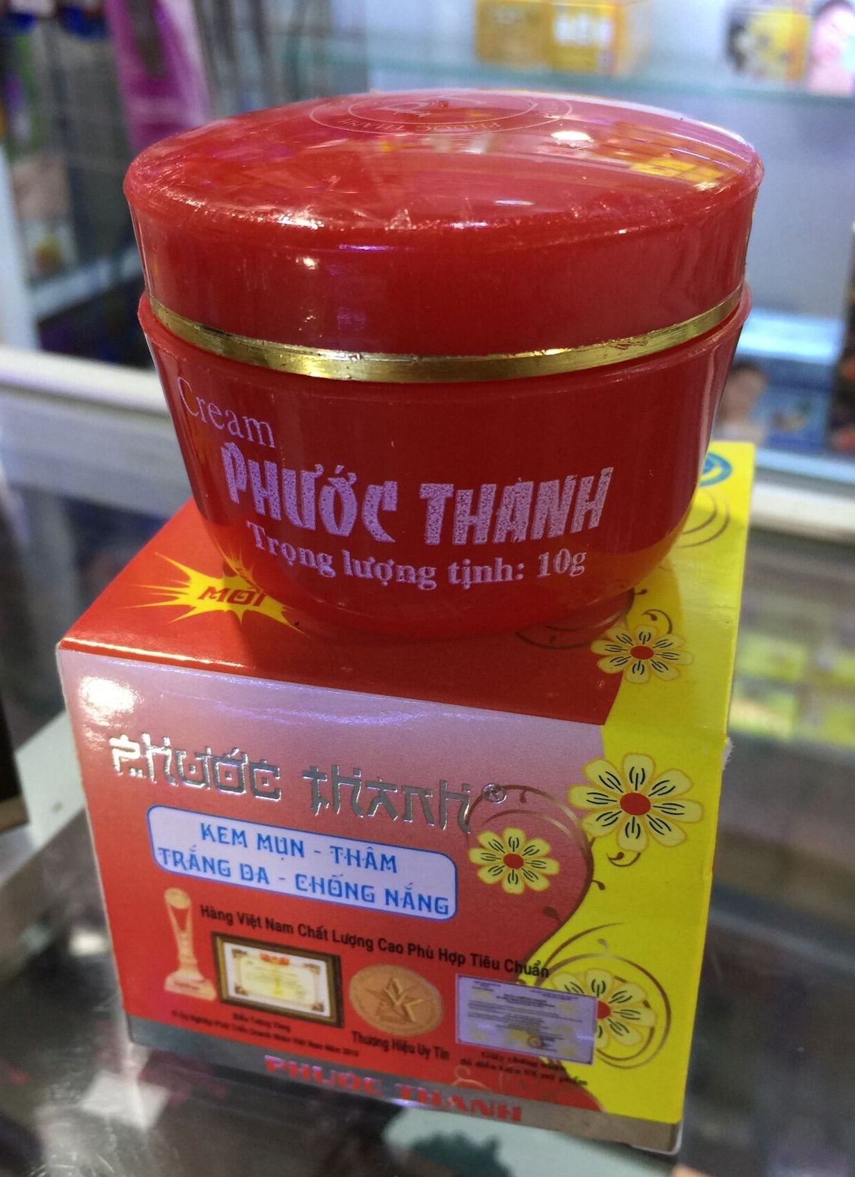 Kem Phước Thanh ( mụn, thâm, trắng da, chống nắng)10g