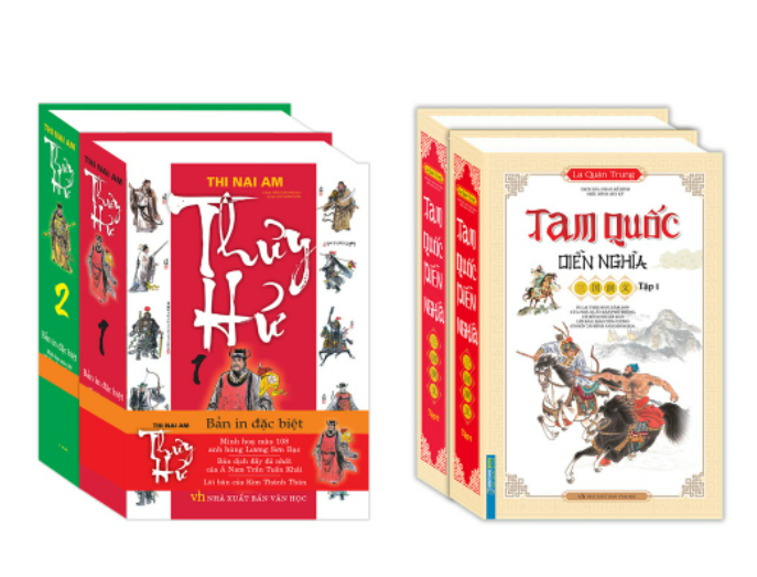Combo 2 bộ Thuỷ hử + Tam quốc diễn nghĩa