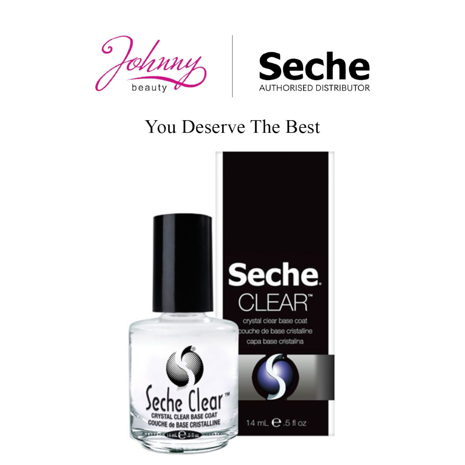 SECHE Clear Base Coat 14ml Lazada Singapore - Main Image