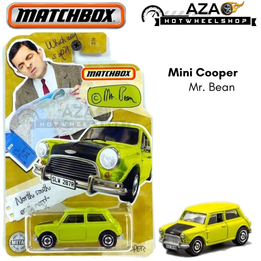 Diecast Matchbox Mini Cooper Mr Bean Yellow Mbx Toy Car Classics Vintage  Classic Teddy Bear | Lazada Ph