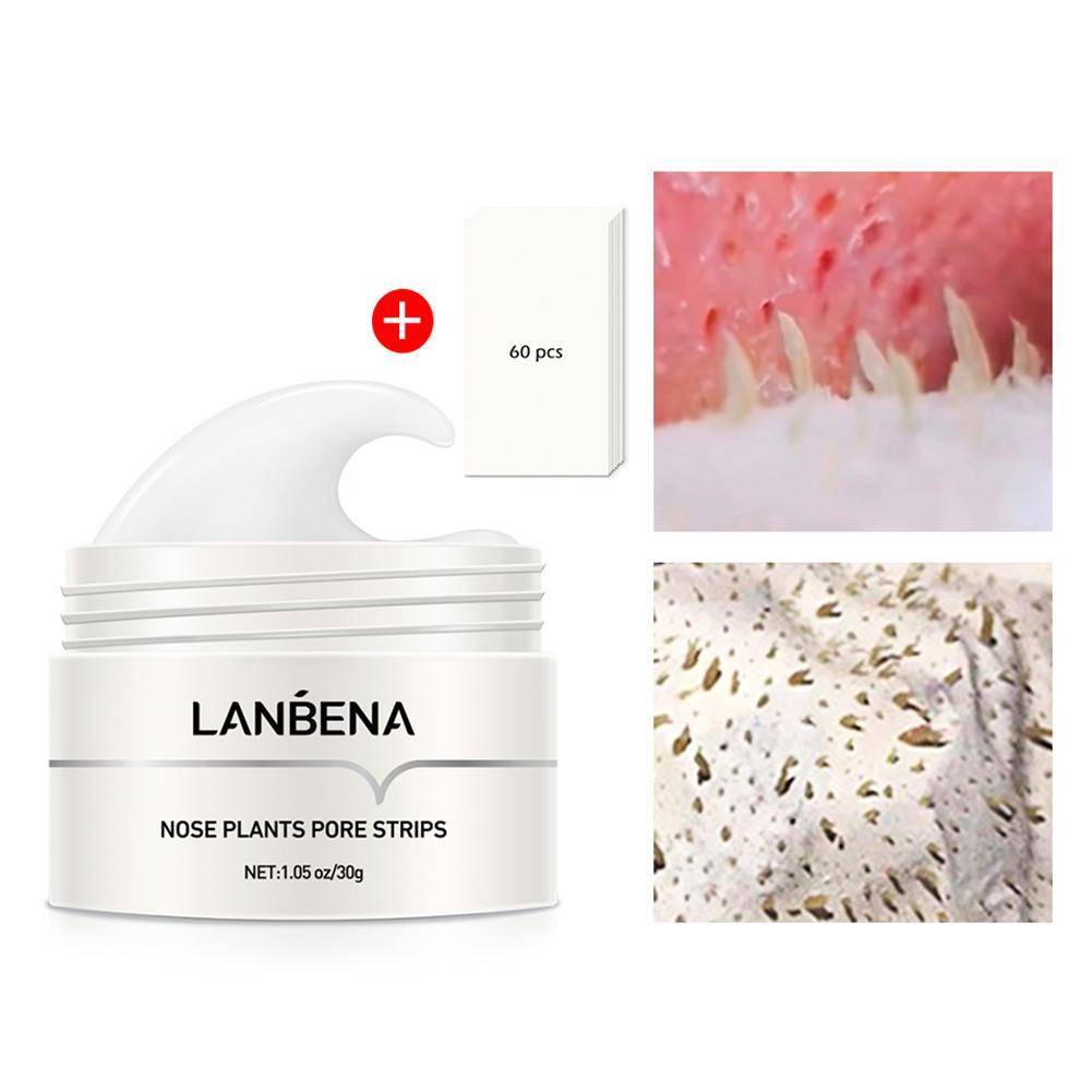 thumbnail image 2 of LANBENA Blackhead Remover Mask | Peel-Off Charcoal Facial Pore Cleanser Nose Strips 2 of 6