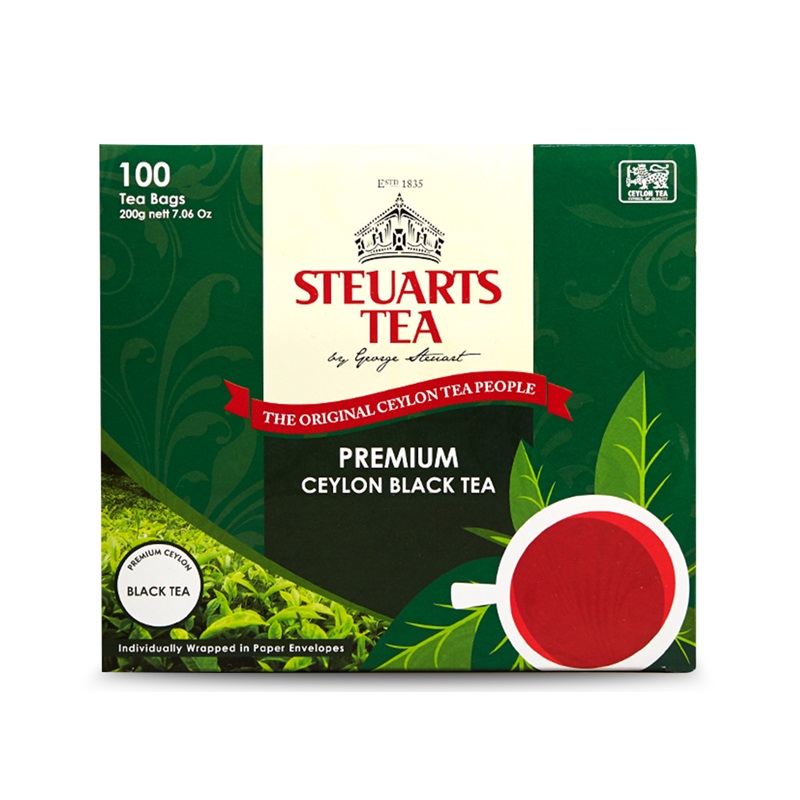 Steuarts Premium Ceylon Black Tea (100 bags) Lazada PH