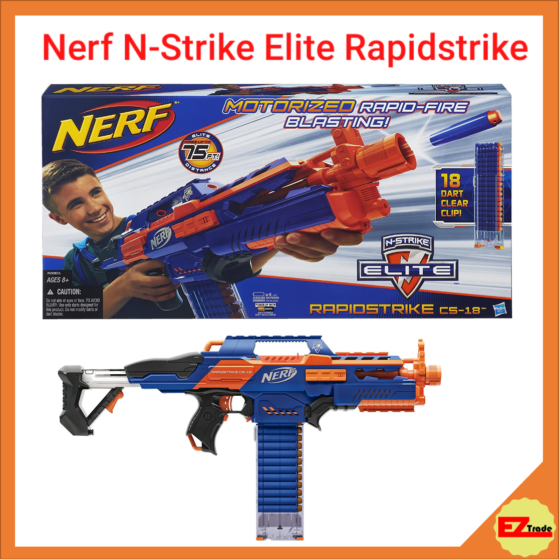 Hasbro Nerf N-Strike Rapidstrike CS-18 39010 (Colors may vary) | Lazada