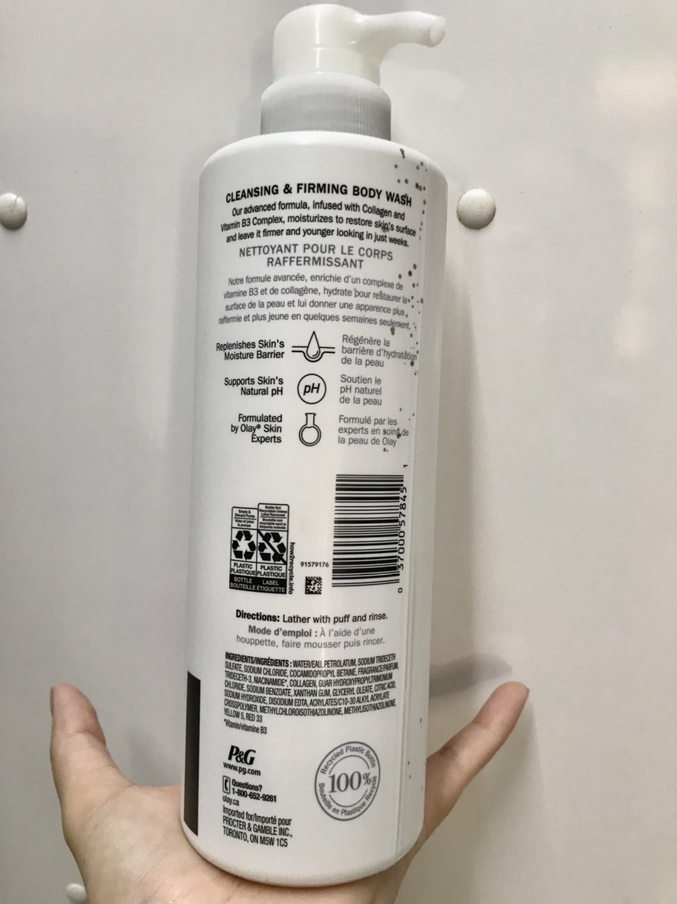Sữa tắm Olay Collagen B3 530ml
