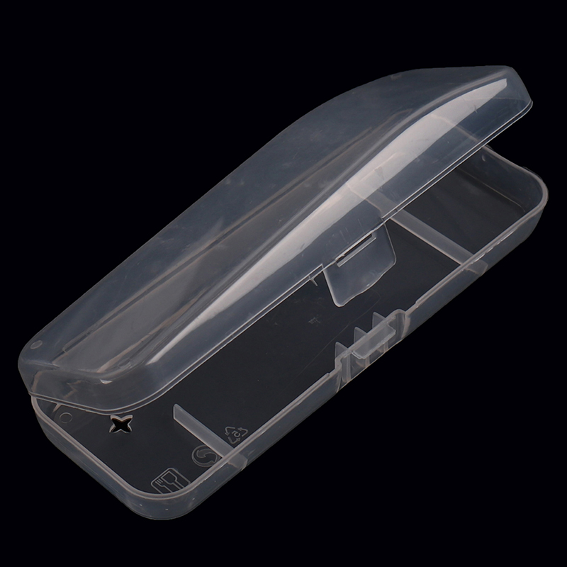 Practical Plastic Clear Transparent Collection Razor Cont Case Storage ...