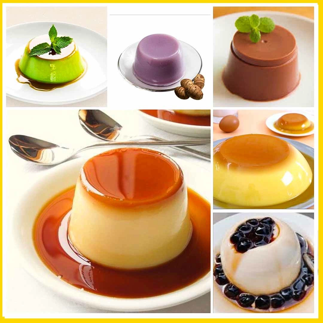 Bột Pudding Mole Đài Loan 1kg - Trứng/Dâu/Socola/Dưa lưới/Khoai Môn