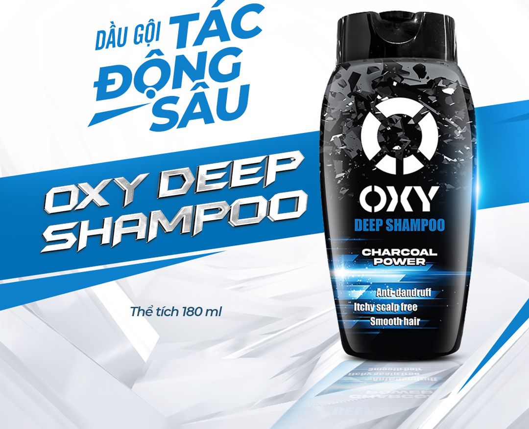 Dầu gội OXY deep shampoo  180ml