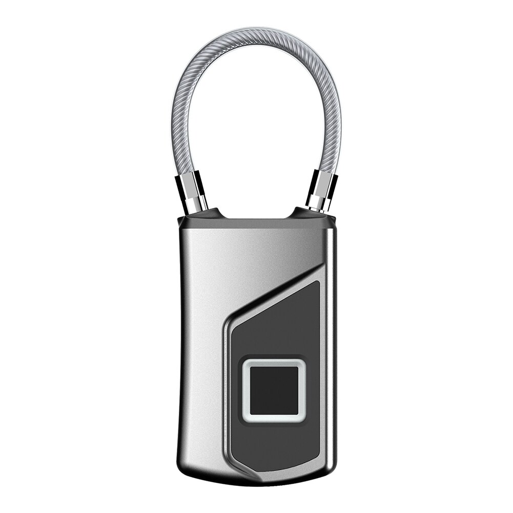 Intelligent Fingerprint Lock Portable Fingerprint Padlock Keyless Waterproof USB Rechargeable For Door Suitcase Backpack Outdoor