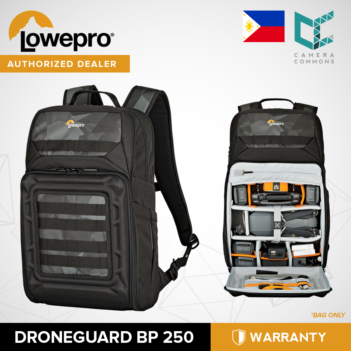 Lowepro DroneGuard BP 250 Backpack for DJI Mavic Pro/Air with 15 Laptop,&  More 