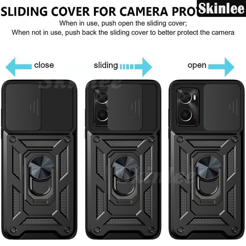 Phone case For Honor X7C Back cover Hard Armor Shockproof Camera Protection Bracket Navigation Holder Ring cover for For Honor X7C Cover cases. 