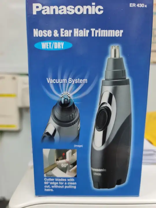 panasonic er430k ear & nose trimmer with vacuum