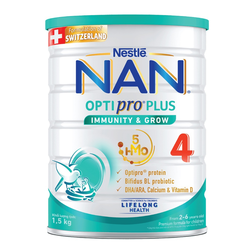 Sữa Nan Optipro 5HMO Số 4 1,5 Kg  Mới (Date t2/2025)