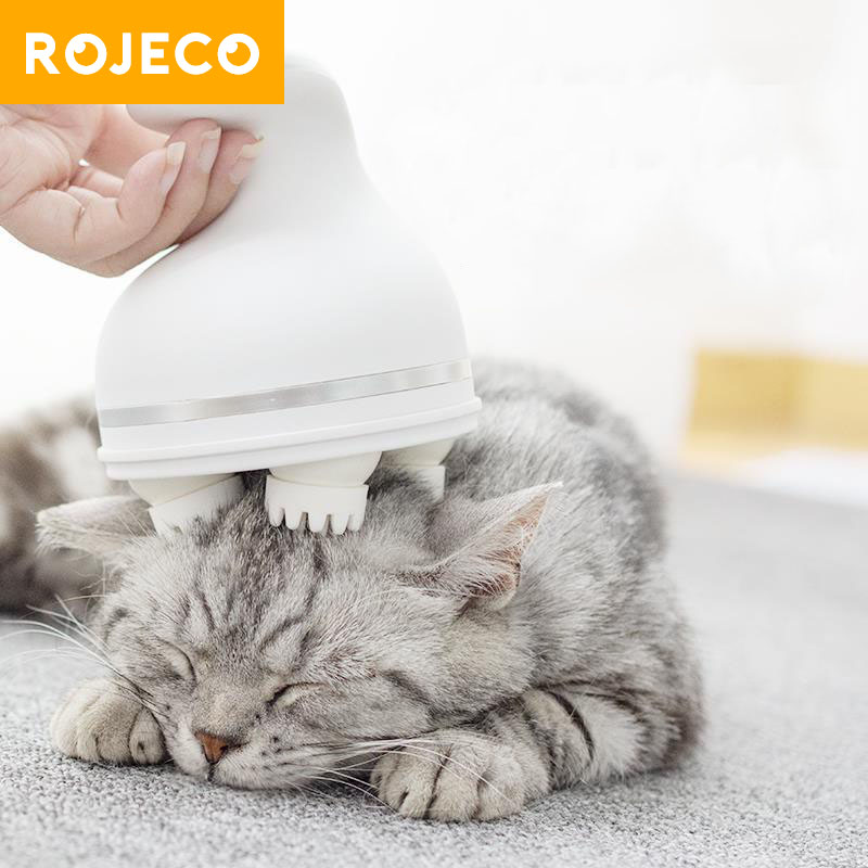 TikTok Hot Máy mát xa đầu mèo điện ROJECO đa chức năng Máy mát xa đầu mèo thumbnail