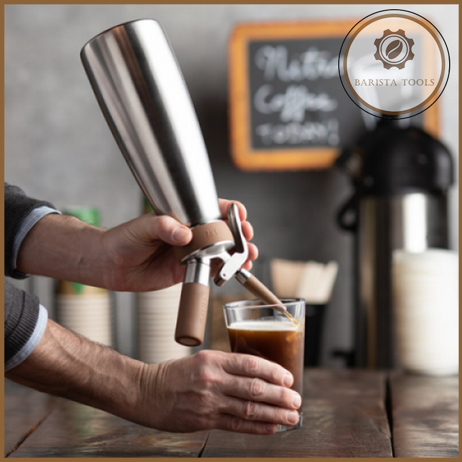 Hộp gas khí nitro (N2) hiệu Socool làm pha cà phê nitro cold brew