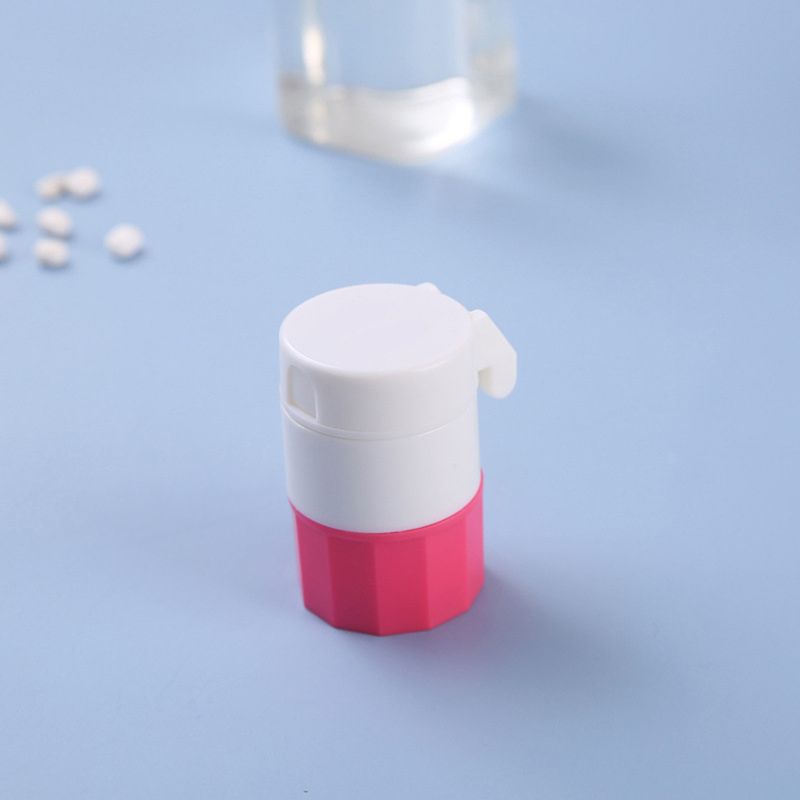 Random Color Portable Pill Case Medicine Splitter Powder Pill Cutter ...