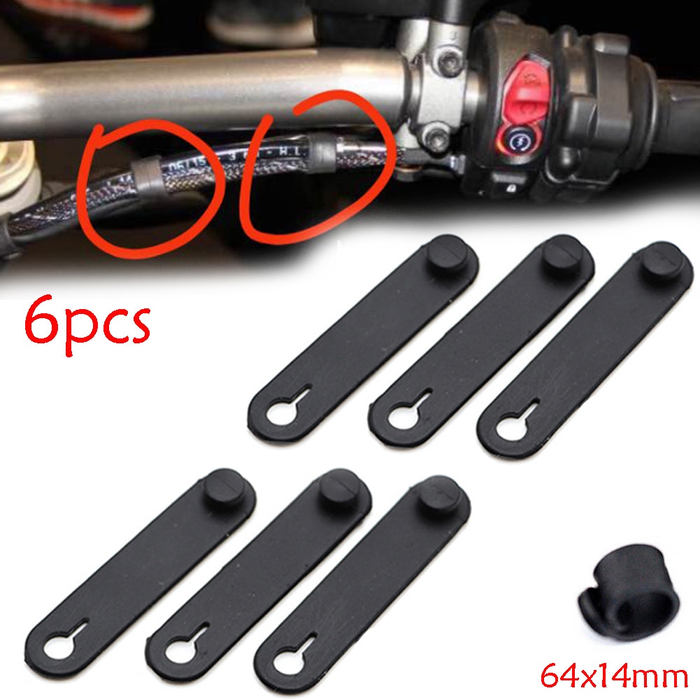 6pcs Motorcycle Rubber Frame Securing Cable Wiring Harness For Sportster S 1250 Motor Cycle Accessories S1000rr 2023 Zx6r